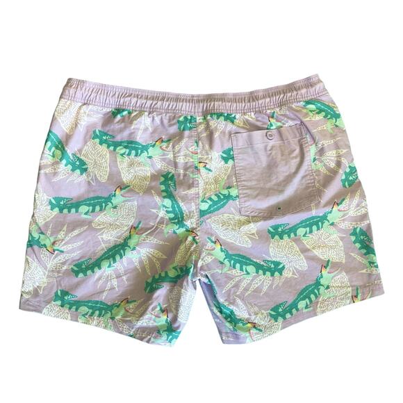 Original Use Men’s Purple Pastel Alligator Swim Trunks Size XL - Picture 2 of 5